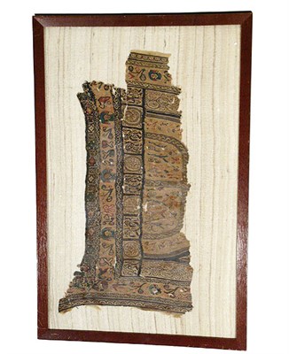 Lot 2429 - Rectangular Coptic Textile Egyptian, 700 A.D....