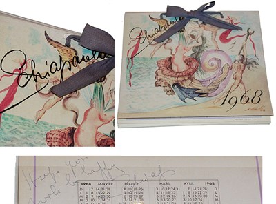 Lot 2393 - Elsa Schiaparelli 1968 Calendar With Salvador...