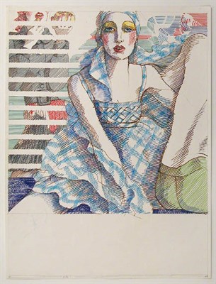 Lot 2383 - Antonio Lopez Fashion Illustration In...
