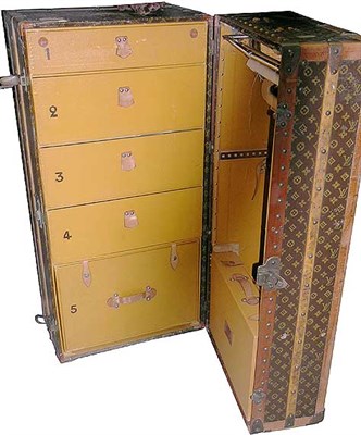 Lot 2400 - Louis Vuitton Wardrobe Trunk Monogram canvas,...