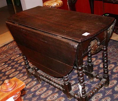 Lot 551 - English Oak Drop-Leaf Gate Leg Table Height 44...
