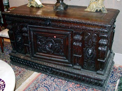 Lot 2662 - Renaissance Style Stained and Carved Oak Side...