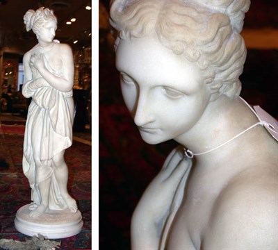 Lot 2297 - Italian White Marble Figure of Venus R....