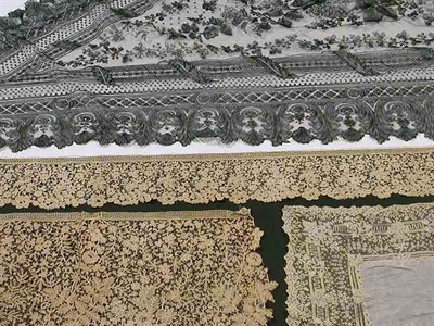 Lot 2440 - Group of Lace European, 19th century...