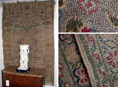 Lot 2688 - Kayseri Silk and Metallic Thread Rug Central...