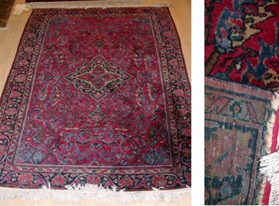 Lot 2689 - Sarouk Rug North Persia, circa 1925 The plum...