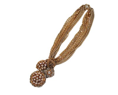 Lot 2331 - Miriam Haskell Multistranded Chain Necklace...