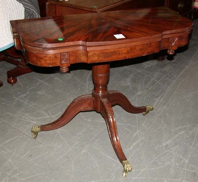 Lot 114 - Federal Mahogany Trick Leg Game Table Possibly...