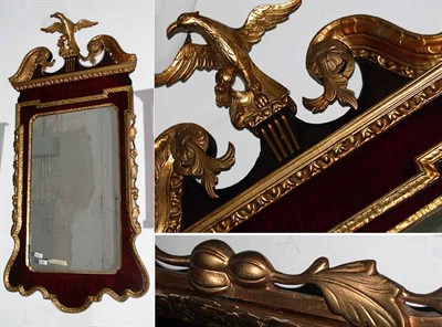 Lot 174 - Chippendale Parcel Gilt Mahogany Mirror The...
