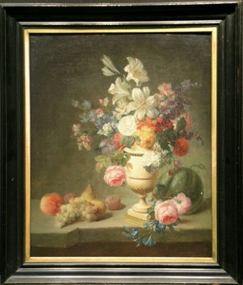 Lot 2032 - Continental School 19th Century FLORAL STILL...