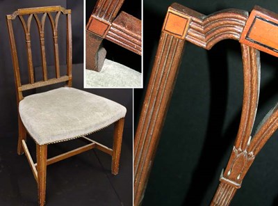 Lot 86 - Set of Eight Federal Style Mahogany Dining...