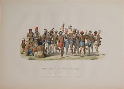Lot 48 - McKenney & Hall WAR DANCE OF THE SAUKS AND...