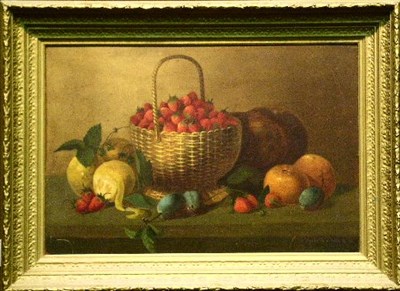 Lot 24 - Manner of Raphael Peale STILL LIFE WITH FRUIT...