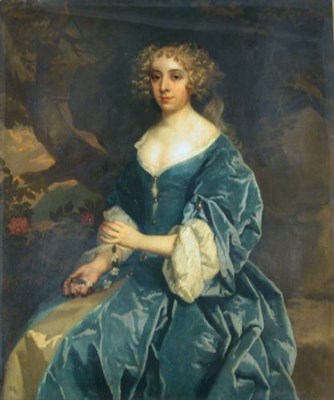 Lot 93 - Circle of Sir Peter Lely WOMAN IN A LANDSCAPE...