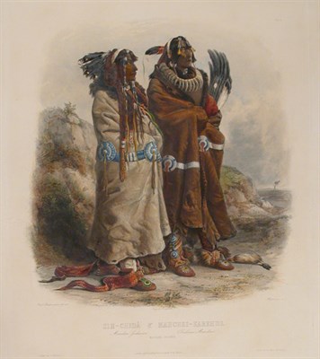 Lot 50 - After Karl Bodmer SIH-CHIDA & MAHCHSI-KAREHDE...