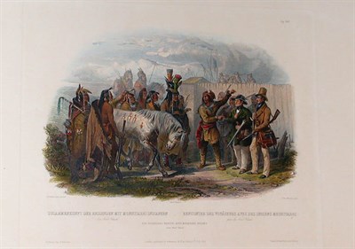 Lot 51 - After Karl Bodmer THE TRAVELLERS MEETING WITH...