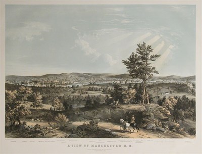 Lot 37 - After J. B. Bachelder A VIEW OF MANCHESTER N.H....