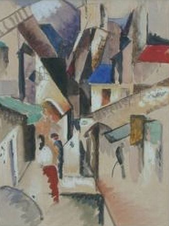 Lot 128 - Albert Gleizes French, 1881-1953 SCENE DE...