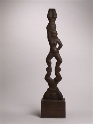 Lot 22 - Chaim Gross American, 1904-1991 THREE ACROBATS...