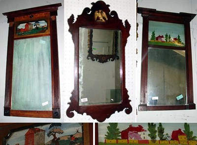 Lot 65 - Group of Three Federal Style Mahogany Mirrors...