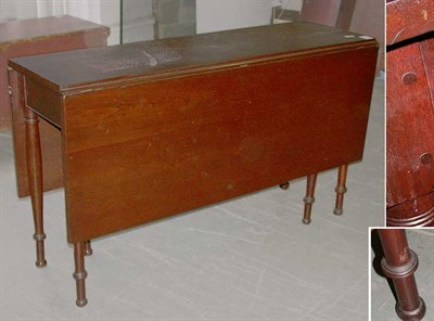 Lot 234 - Classical Mahogany Drop-Leaf Dining Table Mid...