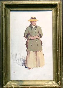 Lot 85 - Manner of Whistler STANDING WOMAN Bears...