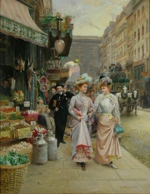 Lot 113 - Basile Lemeunier French, 1852-1922 PARIS IN...