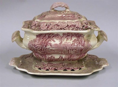 Lot 76 - Mason's Transfer Decorated Ironstone Tureen...