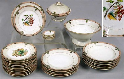 Lot 252 - Continental Gilt Decorated Porcelain Partial...