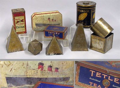 Lot 167 - Miscellaneous Group of Tin Articles Including...