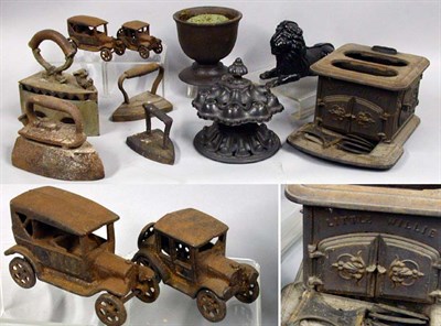 Lot 257 - Miscellaneous Group of Cast Iron Articles...