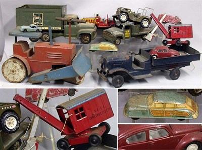 Lot 236 - Miscellaneous Group of Metal Toys Including...