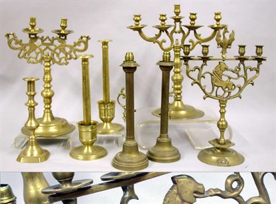 Lot 146 - Miscellaneous Group of Eight Brass...