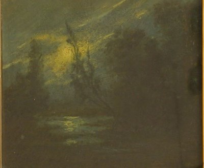 Lot 19A - Manner of Ralph Albert Blakelock MOONLIT LAKE...