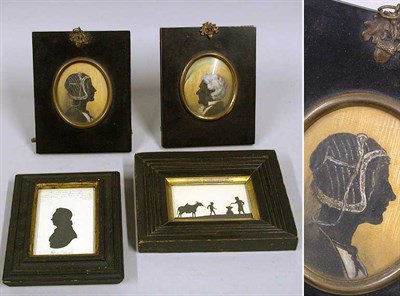 Lot 199 - Miscellaneous Group of Four Silhouettes