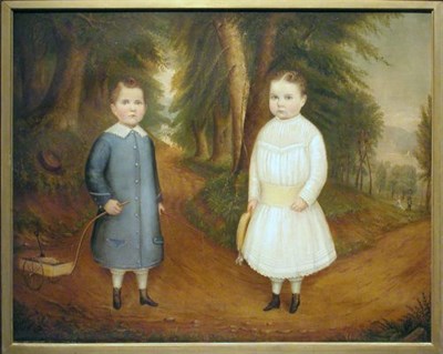 Lot 17 - Attributed to Harlan Luther Lent TWO CHILDREN...