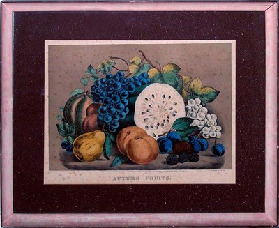 Lot 34 - Currier & Ives, publishers AUTUMN FRUITS and...