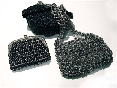 Lot 2307A - Raoul Calabro Silver Chainmail Handbag Spanish,...