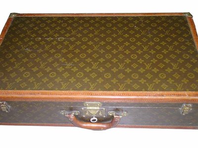 Lot 2406A - Louis Vuitton Suitcase LV monogramed exterior,...