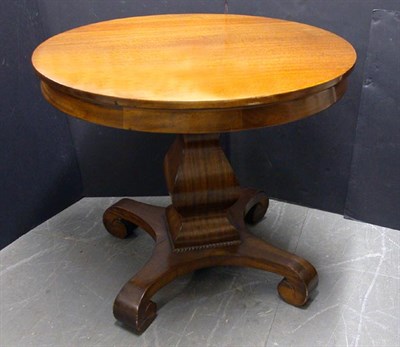 Lot 2071 - Restauration Style Mahogany Center Table Circa...