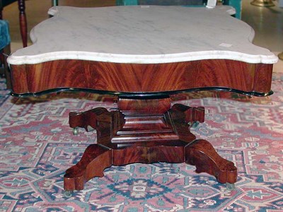 Lot 2278 - American Restauration Marble Top Mahogany...
