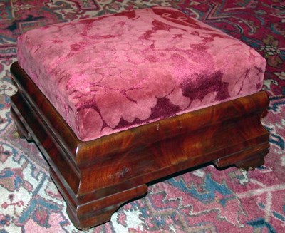 Lot 2272 - American Restauration Mahogany Upholstered...