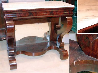 Lot 2274 - American Restauration Mahogany Pier Table...
