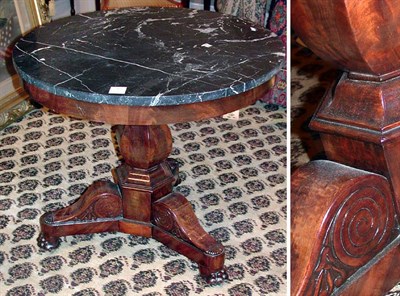 Lot 2139 - Classical Mahogany Center Table Possibly New...