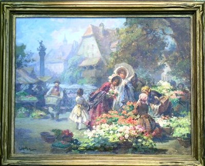 Lot 62 - Imre Gergely Hungarian, b.1868 THE FLOWER...