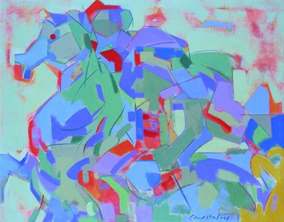 Lot 53 - Carl Holty American, 1900-1973 DAWN RIDER...