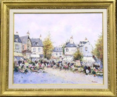 Lot 27 - Jean Pierre Dubord French, b.1949 LE MARCHE EN...