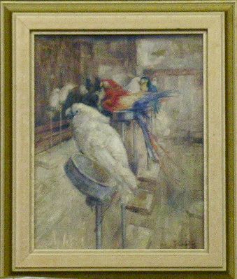 Lot 17 - I. Cassidy American, 20th century PARROTS...
