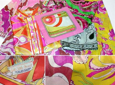 Lot 2079A - Group of Pucci Items Italian, 1960s Comprising...