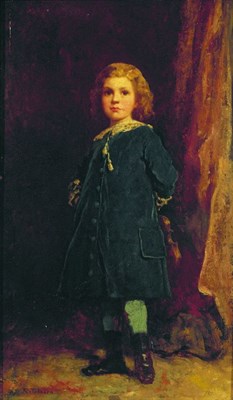 Lot 208 - Eastman Johnson 1824-1906 YOUNG BOY WITH A...